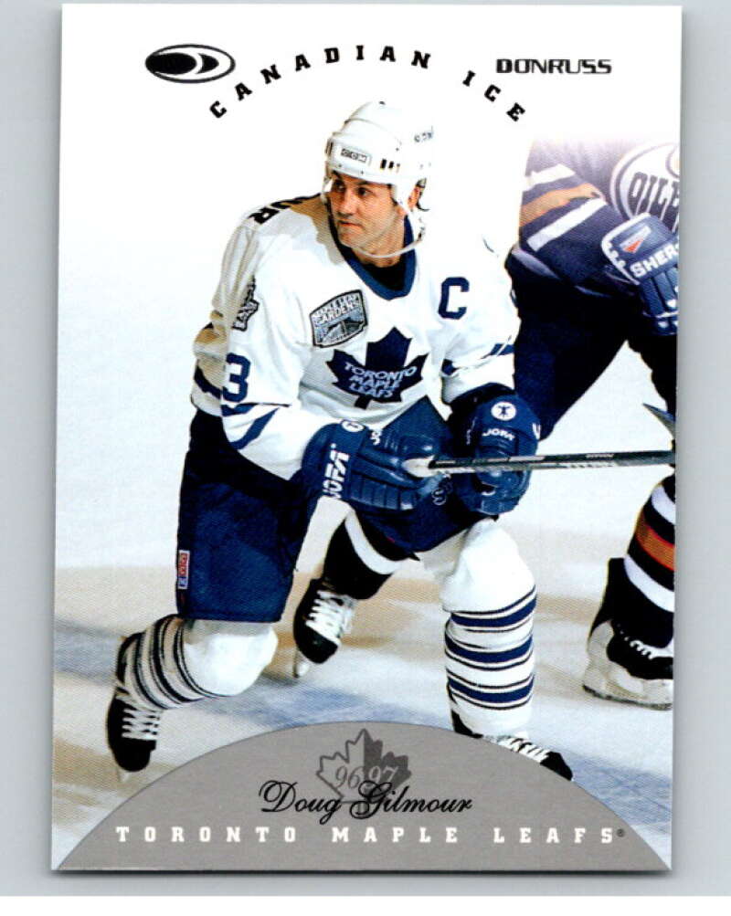 1996-97 Donruss Canadian Ice #112 Doug Gilmour Toronto Maple Leafs V55400 Image 1