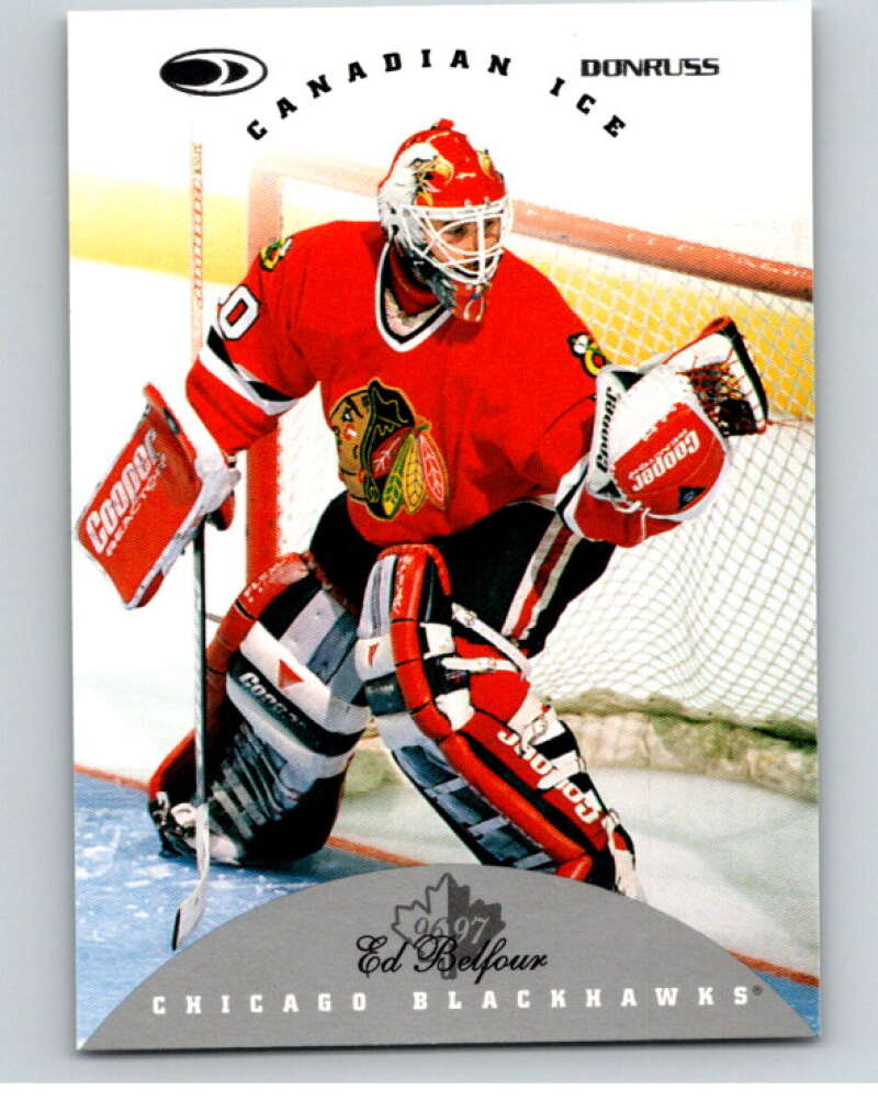 1996-97 Donruss Canadian Ice #113 Ed Belfour Chicago Blackhawks V55401 Image 1