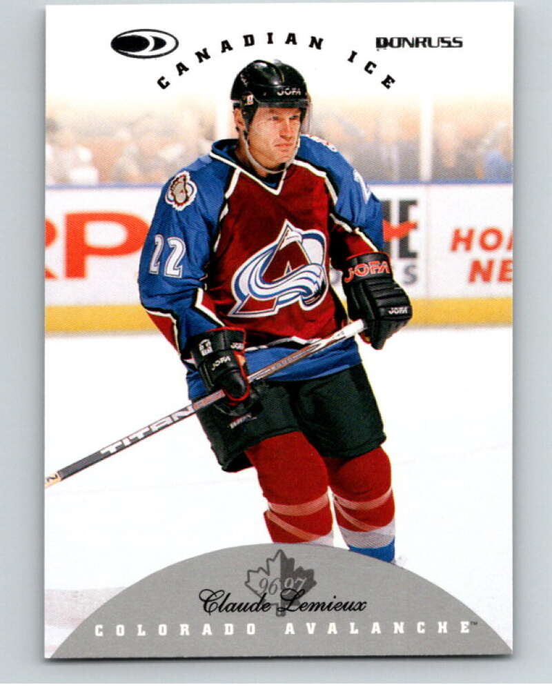 1996-97 Donruss Canadian Ice #115 Claude Lemieux Colorado Avalanche V55403 Image 1