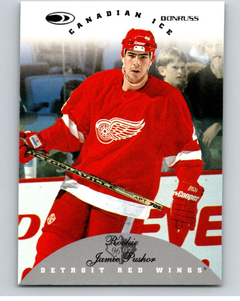 1996-97 Donruss Canadian Ice #118 Jamie Pushor Detroit Red Wings V55406 Image 1