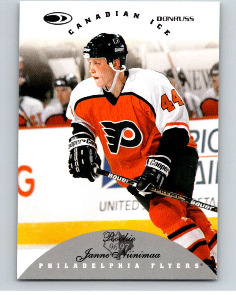 1996-97 Donruss Canadian Ice #128 Janne Niinimaa Philadelphia Flyers V55416 Image 1