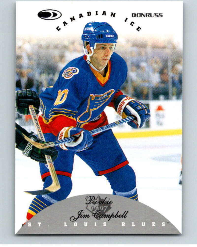 1996-97 Donruss Canadian Ice #132 Jim Campbell St. Louis Blues V55420 Image 1