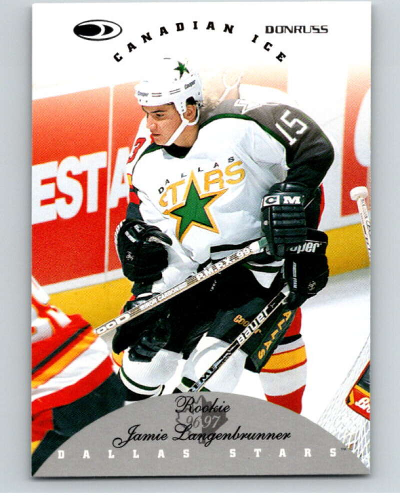 1996-97 Donruss Canadian Ice #137 Jamie Langenbrunner Dallas Stars V55425 Image 1