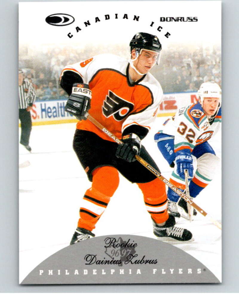1996-97 Donruss Canadian Ice #147 Dainius Zubrus RC Rookie Flyers V55435 Image 1