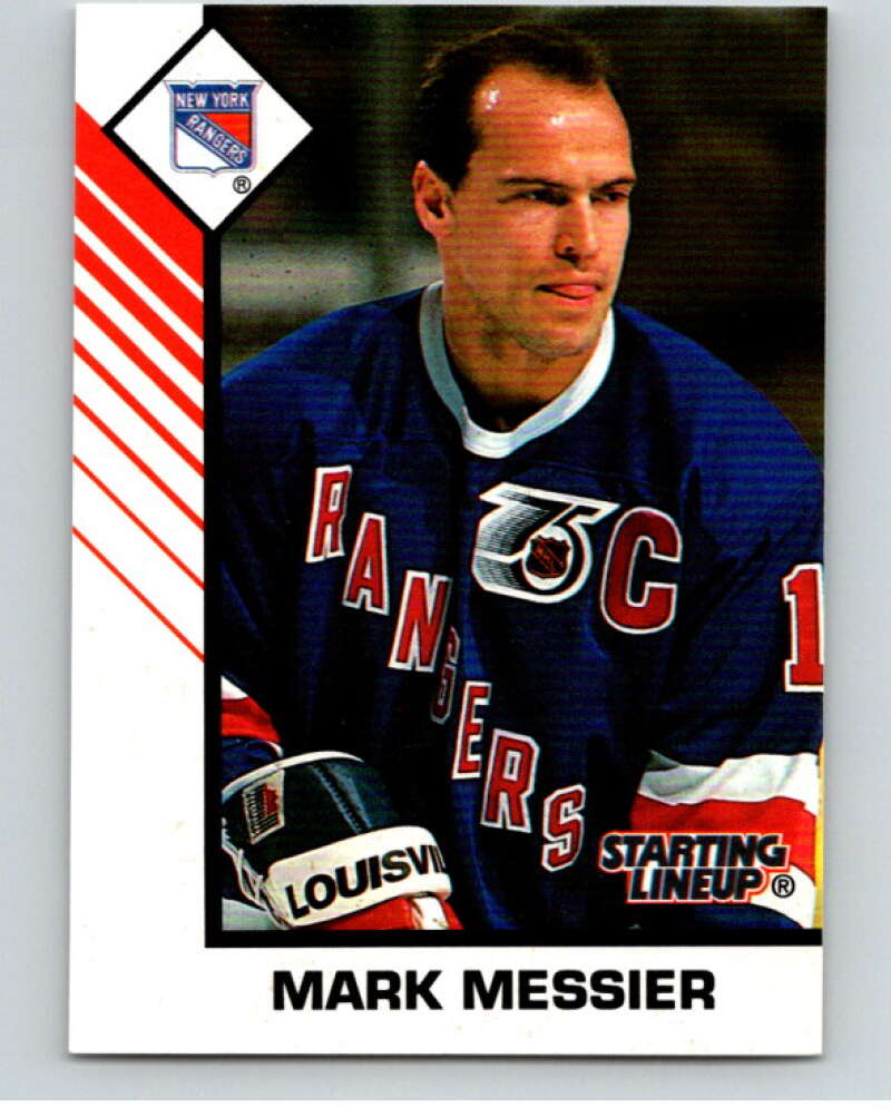 1993 Kenner Starting Lineup Cards #9 Mark Messier Image 1