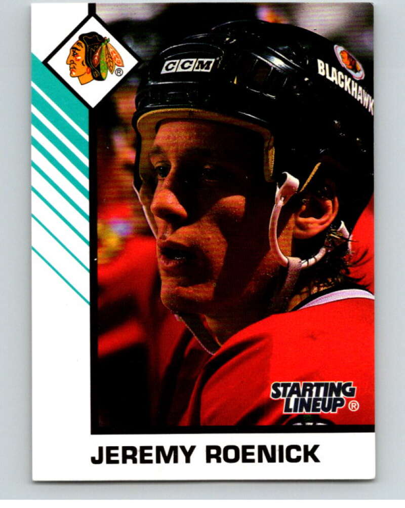 1993 Kenner Starting Lineup Cards #10 Jeremy Roenick Image 1