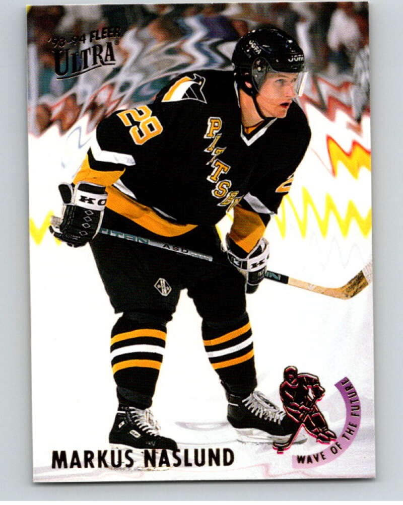 993-94 Ultra Wave of the Future #10 Markus Naslund Image 1