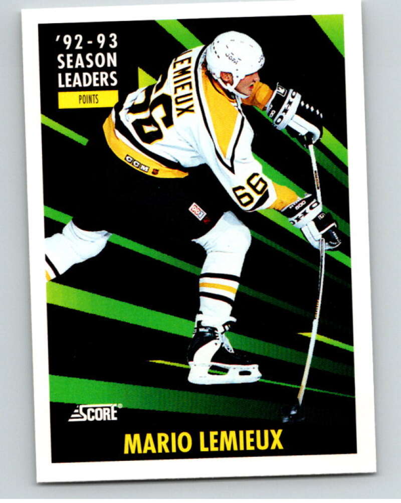 1993-94 Score #479 Mario Lemieux SL Image 1