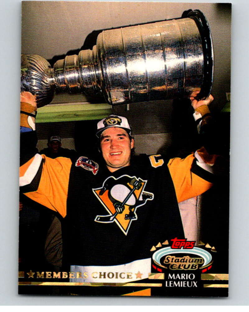 1992-93 Stadium Club #251 Mario Lemieux MC Image 1