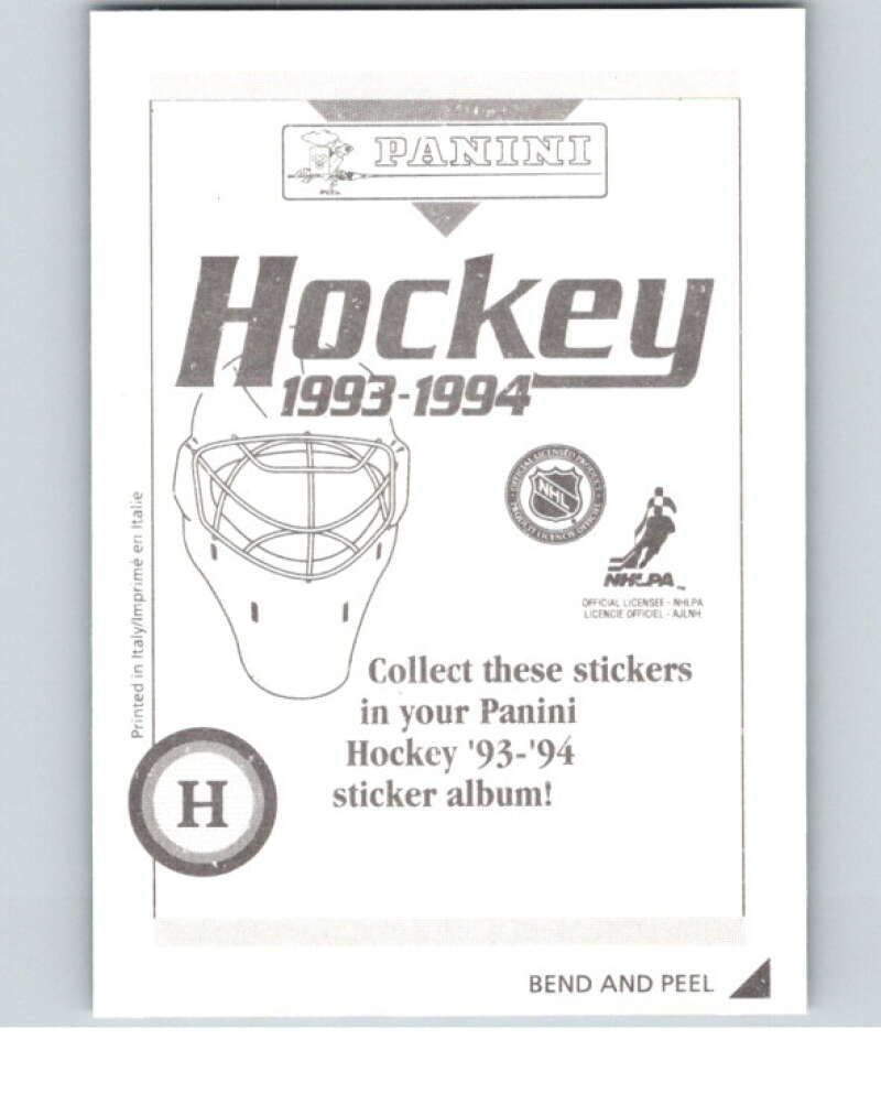1993-94 Panini Stickers #H Mario Lemieux  Image 2