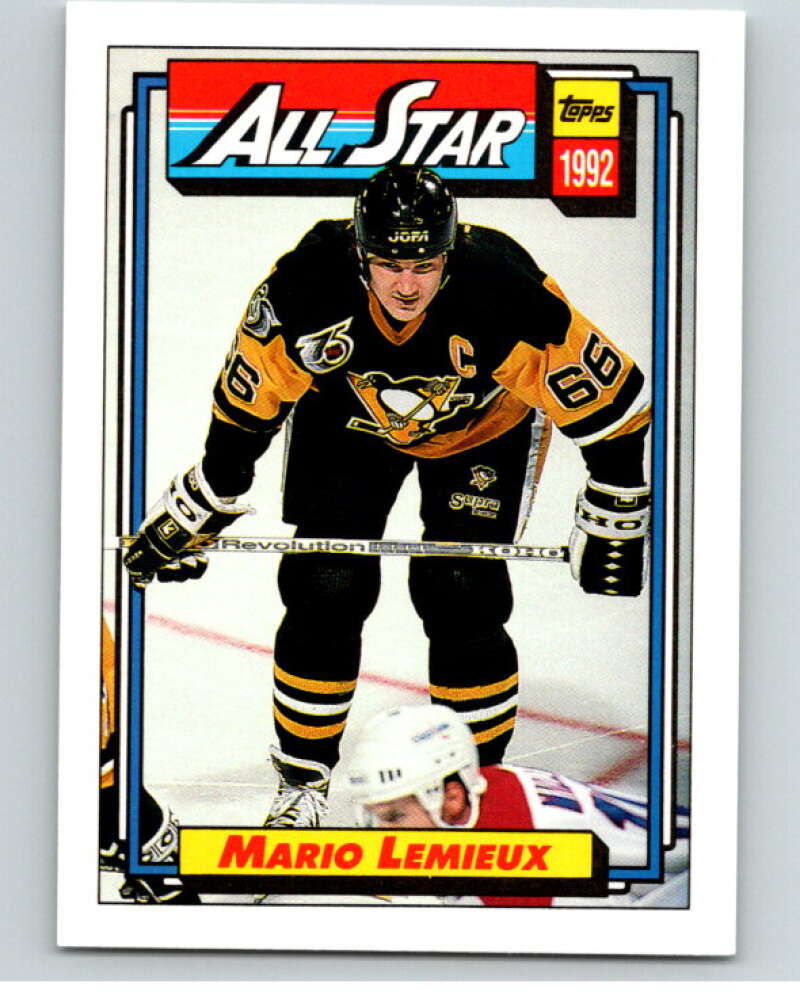 1992-93 Topps #265 Mario Lemieux AS Image 1