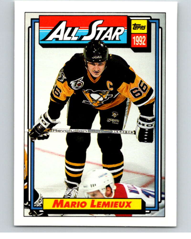 1992-93 Topps #265 Mario Lemieux AS Image 1