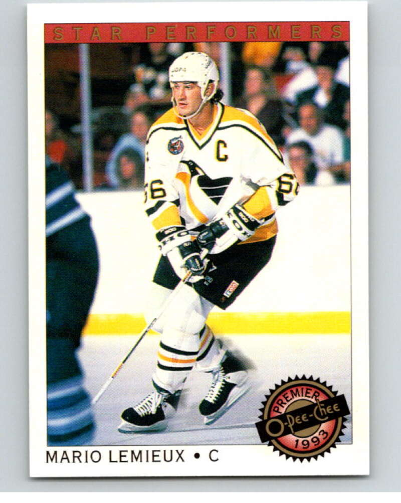 1992-93 OPC Premier Star Performers #22 Mario Lemieux Image 1
