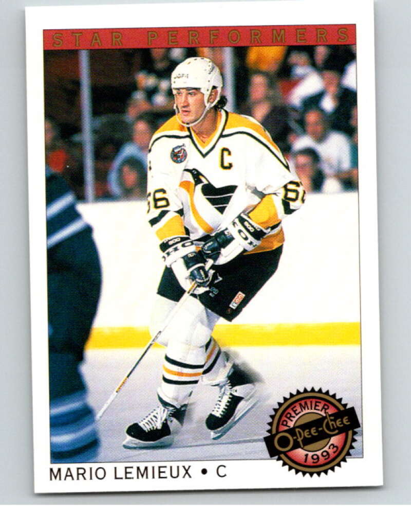 1992-93 OPC Premier Star Performers #22 Mario Lemieux Image 1