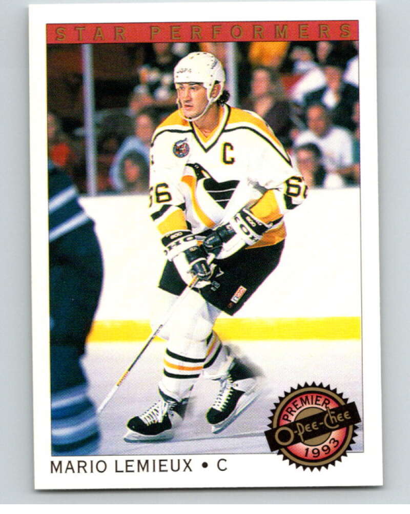 1992-93 OPC Premier Star Performers #22 Mario Lemieux Image 1