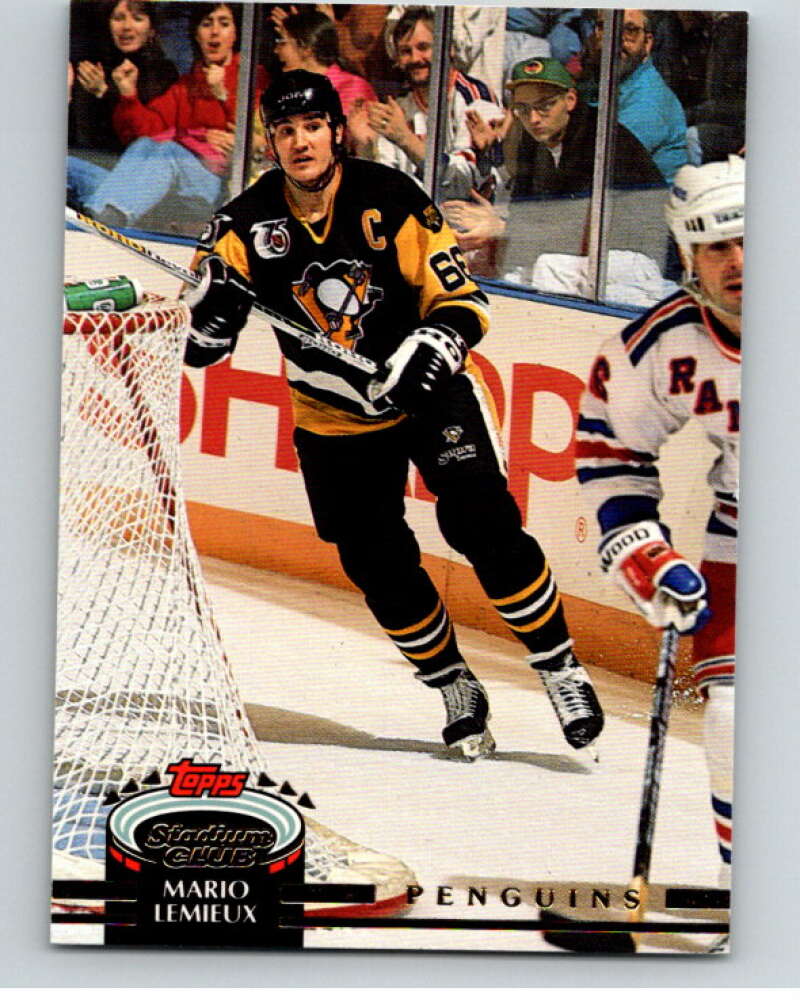 1992-93 Stadium Club #94 Mario Lemieux Image 1