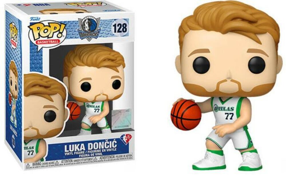 Funko Pop - 128 NBA Basketball - Luka Doncic Mavericks Vinyl Figure Image 1