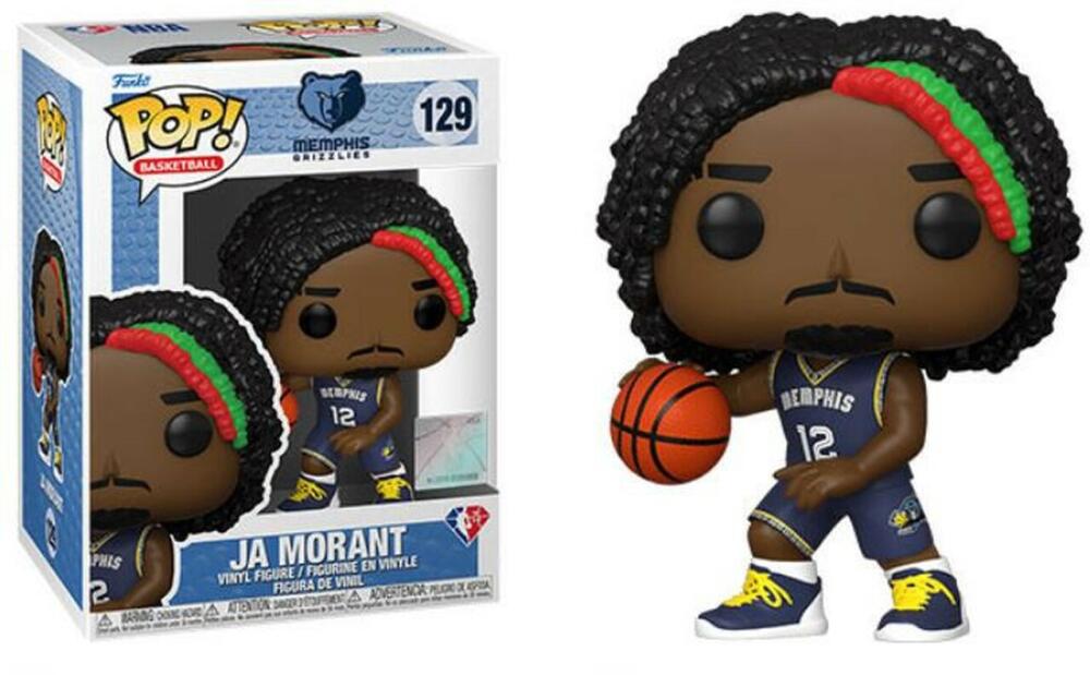 Funko Pop - 129 NBA Basketball - Ja Morant Grillzlies Vinyl Figure Image 1