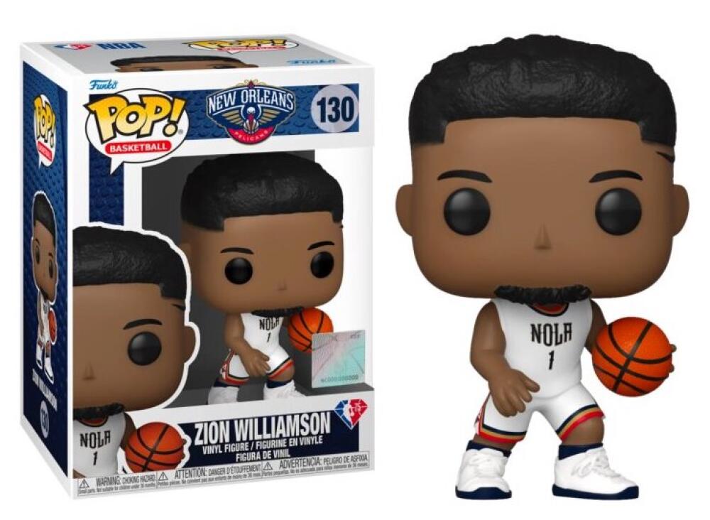 Funko Pop - 130 NBA Basketball - Zion Williamson Pelicans Vinyl Figure Image 1