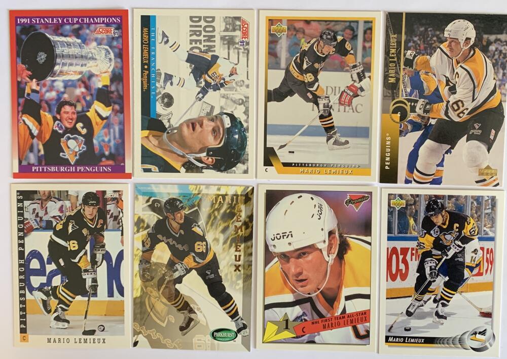 Mario Lemieux Hockey Card Lot of 8 cards - V55609 Image 1