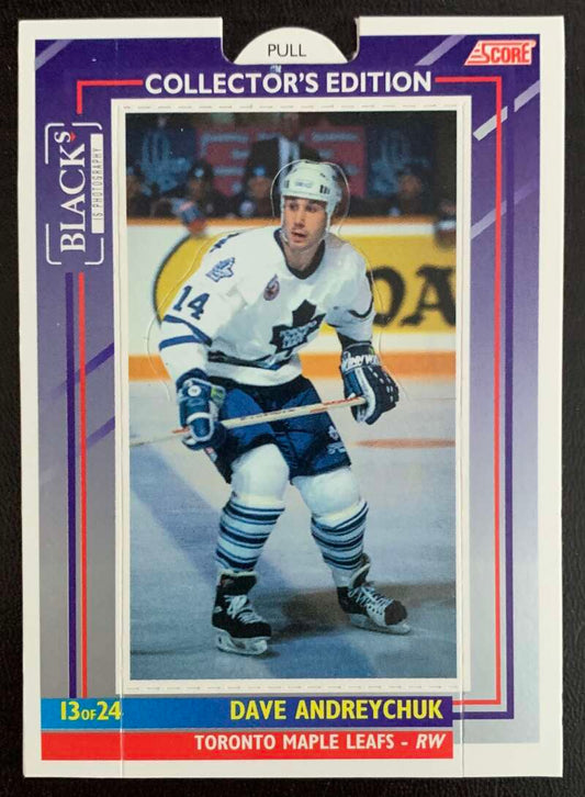 1993-94 Maple Leafs Score Black's #13 Dave Andreychuk  V56078 Image 1