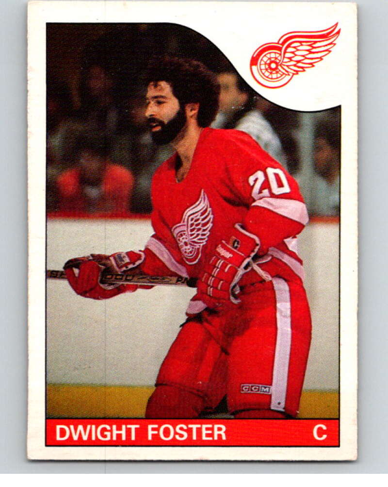 1985-86 O-Pee-Chee #14 Dwight Foster Detroit Red Wings V56349 Image 1