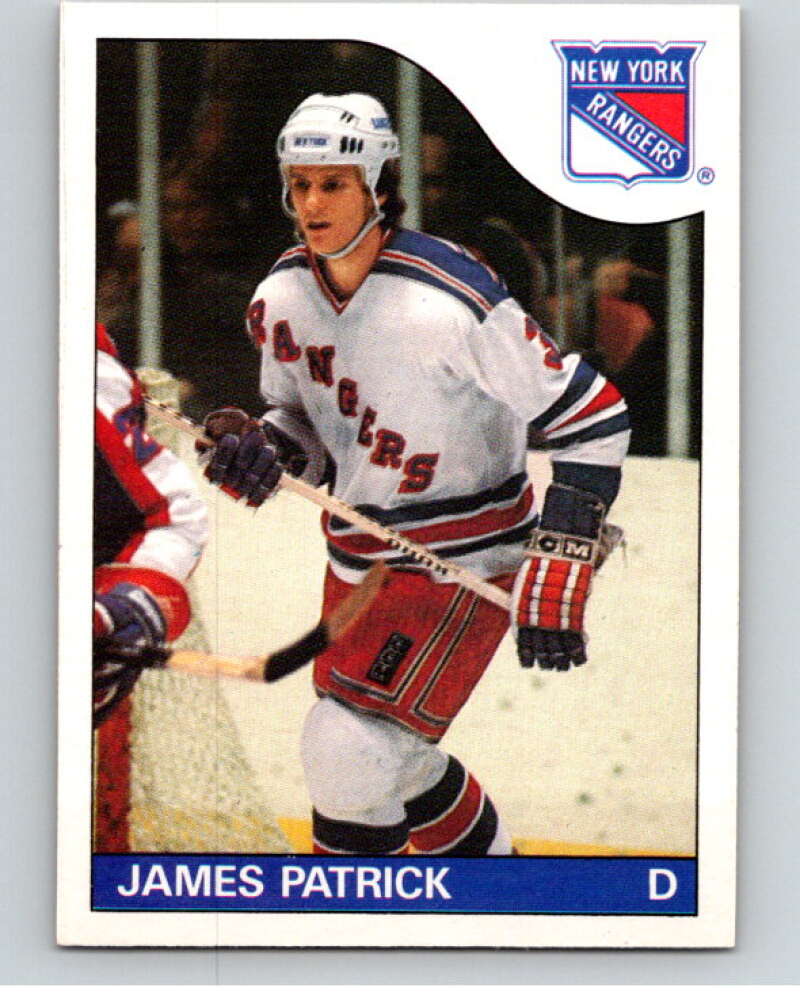 1985-86 O-Pee-Chee #15 James Patrick New York Rangers V56350 Image 1