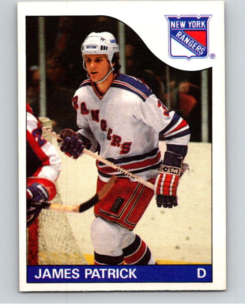1985-86 O-Pee-Chee #15 James Patrick New York Rangers V56352 Image 1