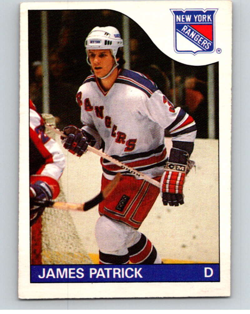 1985-86 O-Pee-Chee #15 James Patrick New York Rangers V56353 Image 1