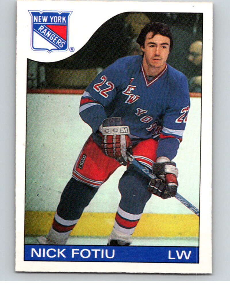 1985-86 O-Pee-Chee #22 Nick Fotiu New York Rangers V56372 Image 1
