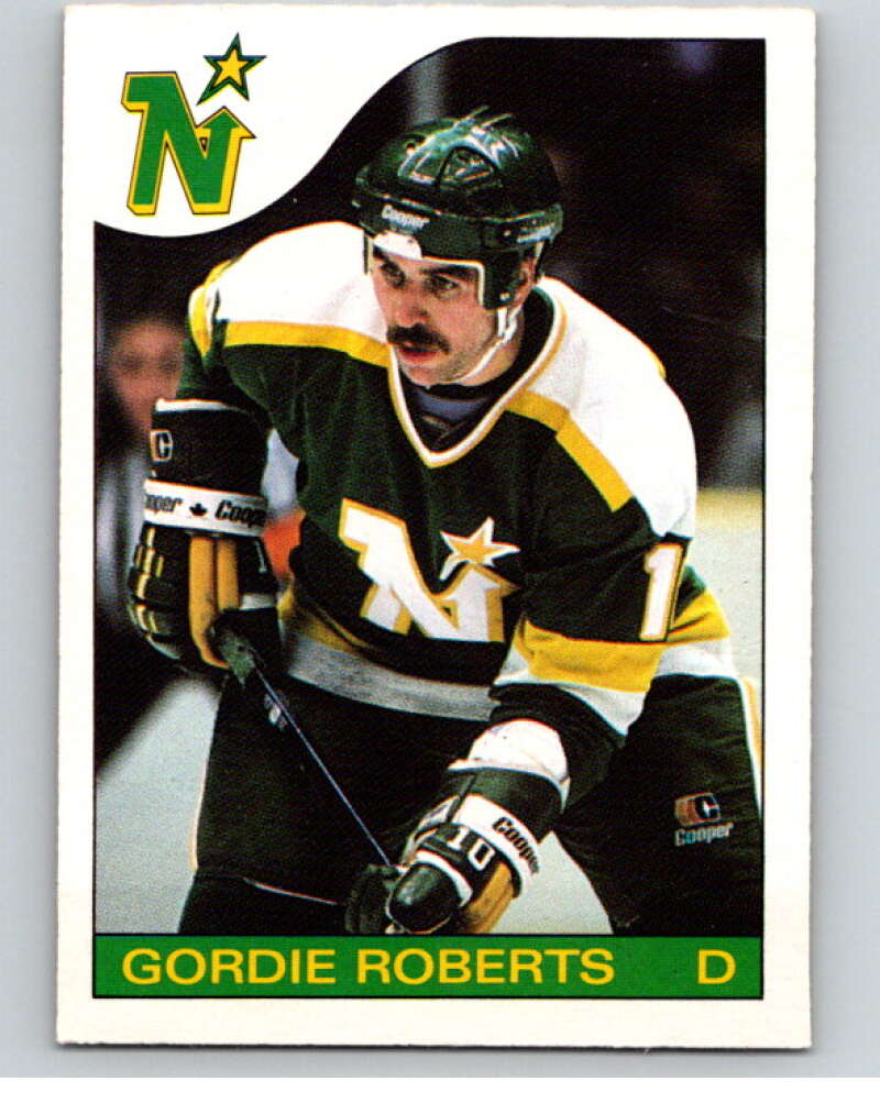 1985-86 O-Pee-Chee #28 Gordie Roberts Minnesota North Stars V56394 Image 1
