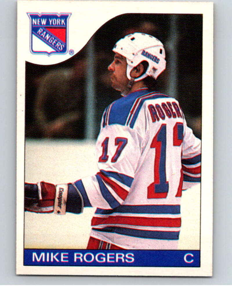 1985-86 O-Pee-Chee #39 Mike Rogers New York Rangers V56424 Image 1