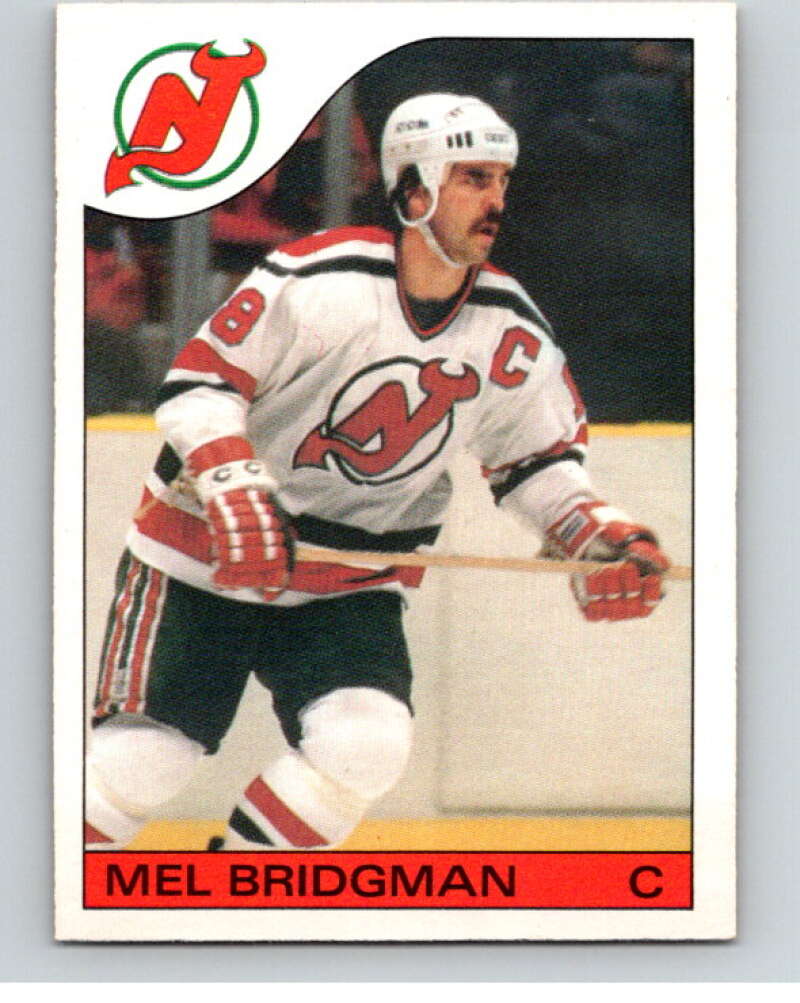 1985-86 O-Pee-Chee #42 Mel Bridgman New Jersey Devils V56429 Image 1