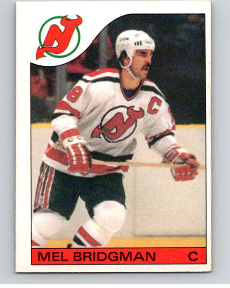 1985-86 O-Pee-Chee #42 Mel Bridgman New Jersey Devils V56430 Image 1