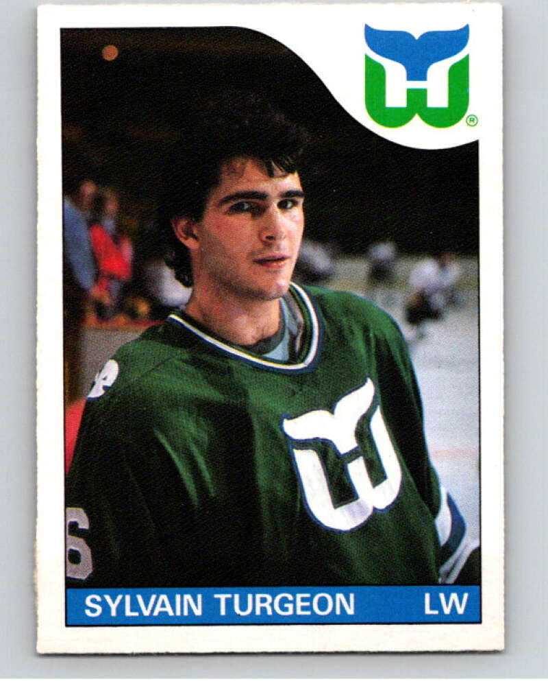 1985-86 O-Pee-Chee #43 Sylvain Turgeon Hartford Whalers V56431 Image 1