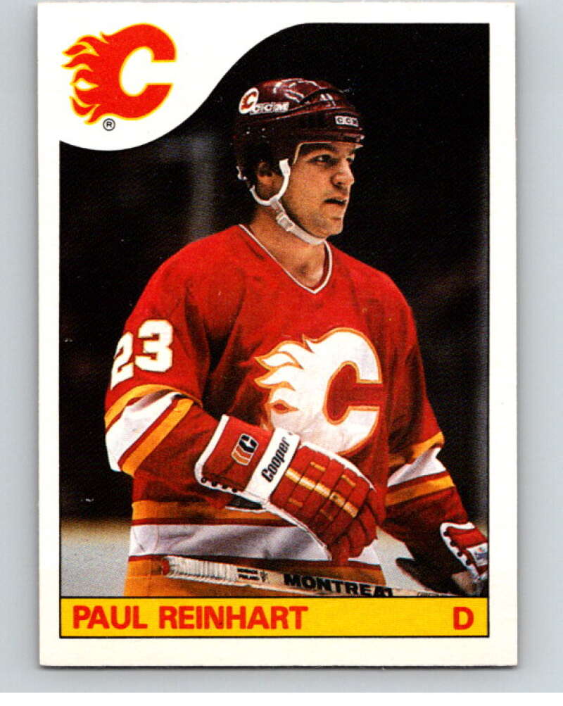 1985-86 O-Pee-Chee #48 Paul Reinhart Calgary Flames V56442 Image 1
