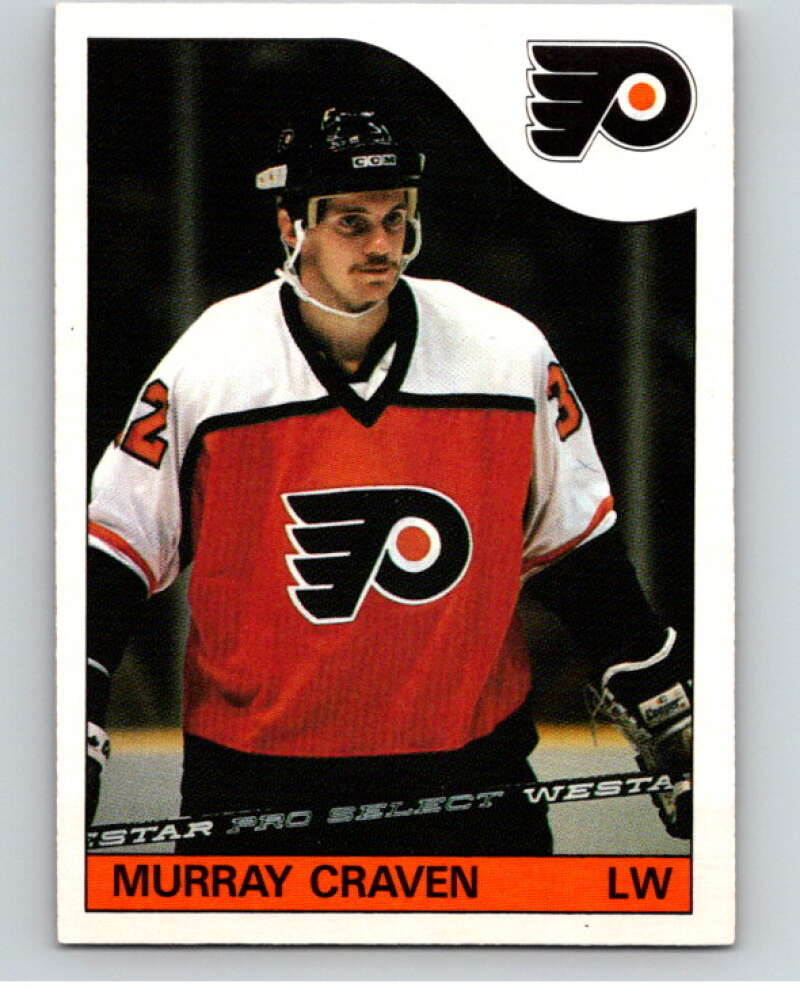 1985-86 O-Pee-Chee #53 Murray Craven Philadelphia Flyers V56453 Image 1