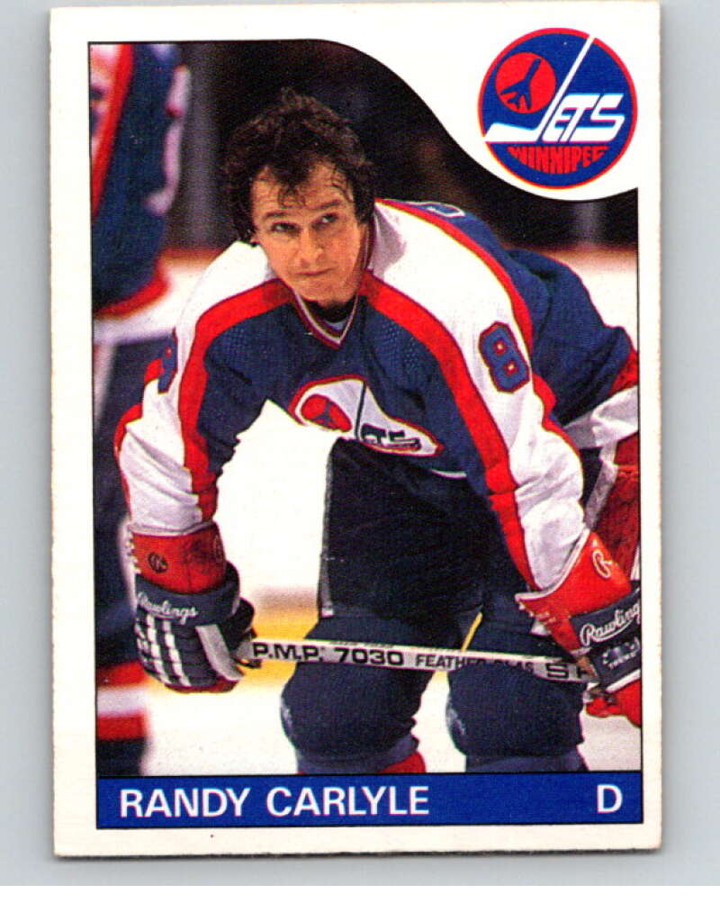1985-86 O-Pee-Chee #57 Randy Carlyle Winnipeg Jets V56459 Image 1