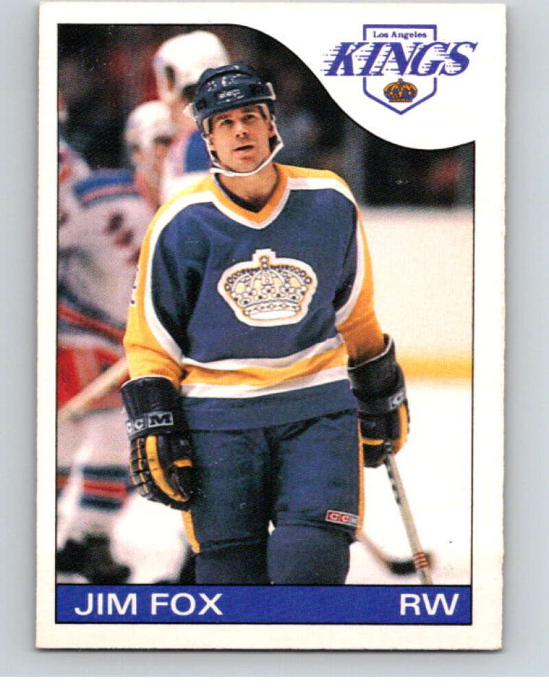1985-86 O-Pee-Chee #61 Jim Fox Los Angeles Kings V56466 Image 1
