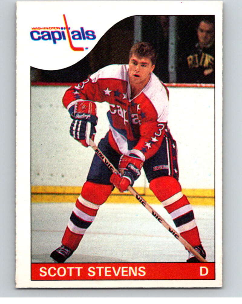 1985-86 O-Pee-Chee #62 Scott Stevens Washington Capitals V56468 Image 1