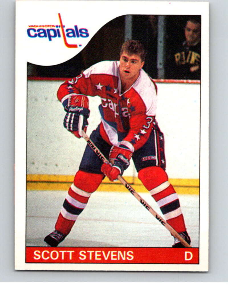 1985-86 O-Pee-Chee #62 Scott Stevens Washington Capitals V56470 Image 1