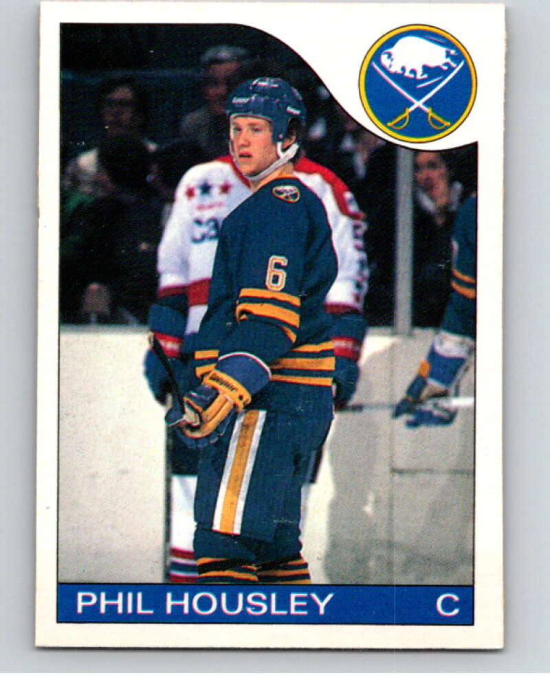 1985-86 O-Pee-Chee #63 Phil Housley Buffalo Sabres V56471 Image 1