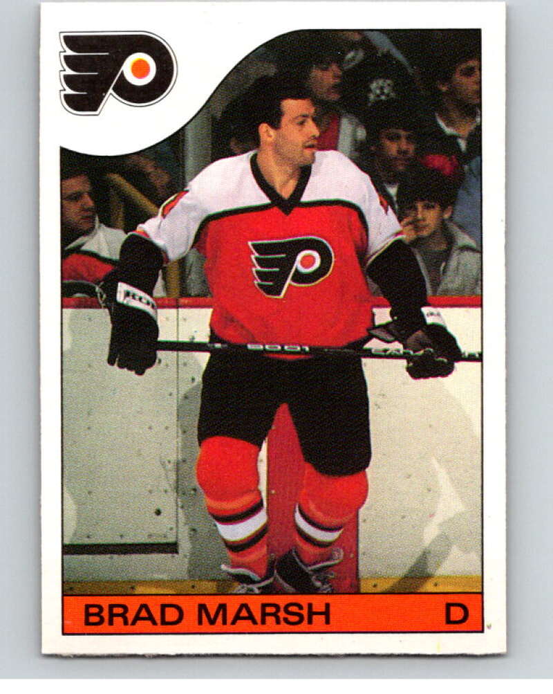 1985-86 O-Pee-Chee #72 Brad Marsh Philadelphia Flyers V56487 Image 1