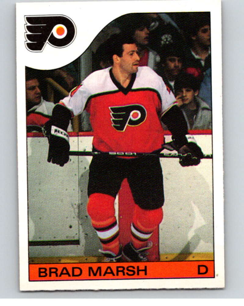 1985-86 O-Pee-Chee #72 Brad Marsh Philadelphia Flyers V56488 Image 1