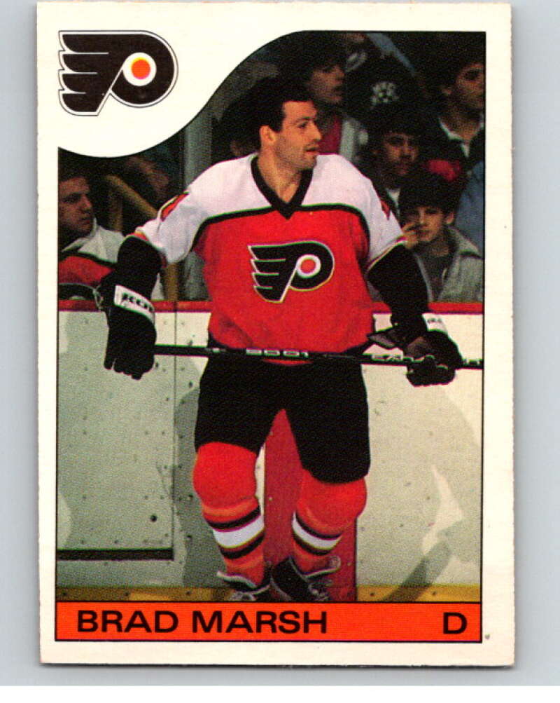 1985-86 O-Pee-Chee #72 Brad Marsh Philadelphia Flyers V56489 Image 1