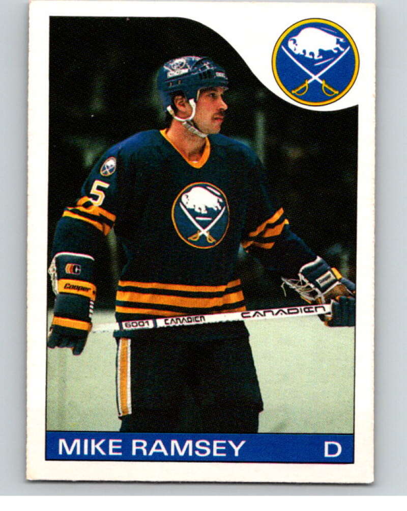 1985-86 O-Pee-Chee #77 Mike Ramsey Buffalo Sabres V56504 Image 1