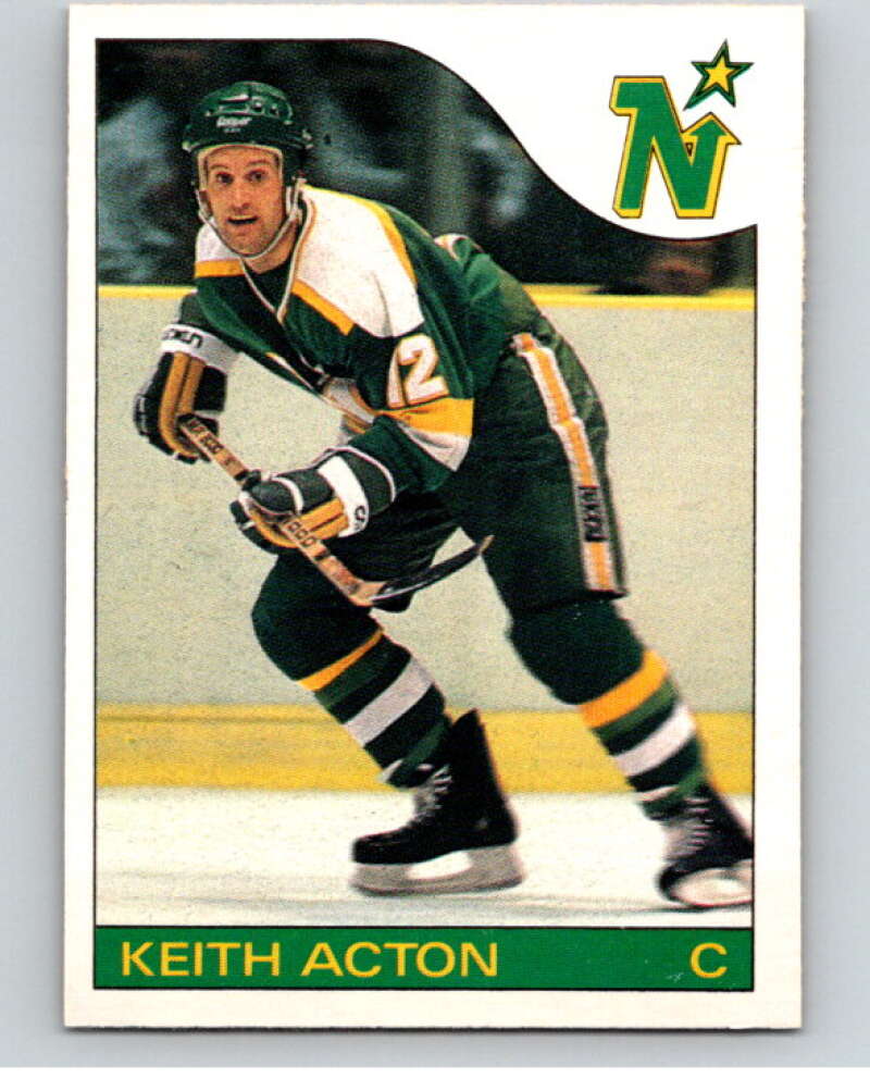 1985-86 O-Pee-Chee #82 Keith Acton Minnesota North Stars V56520 Image 1