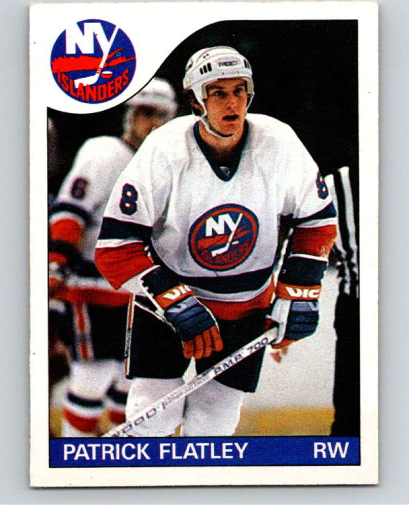1985-86 O-Pee-Chee #83 Patrick Flatley New York Islanders V56521 Image 1