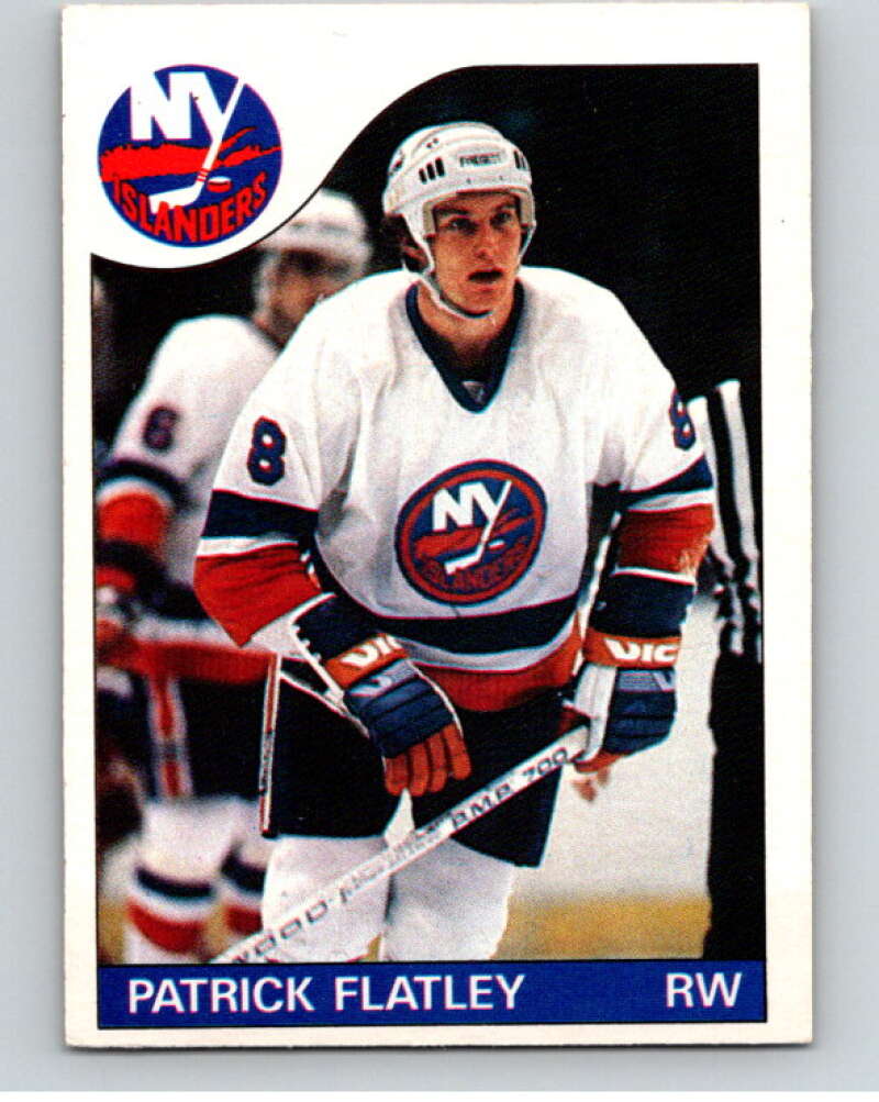 1985-86 O-Pee-Chee #83 Patrick Flatley New York Islanders V56522 Image 1