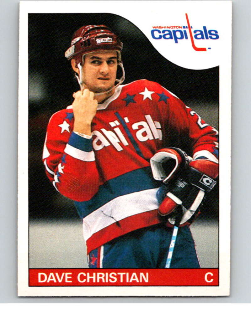 1985-86 O-Pee-Chee #99 Dave Christian Washington Capitals V56555 Image 1